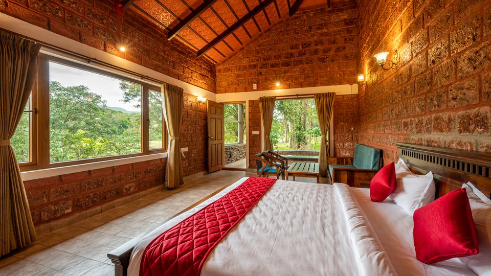 Bedroom at The Gudlu Resort Chikmagalur