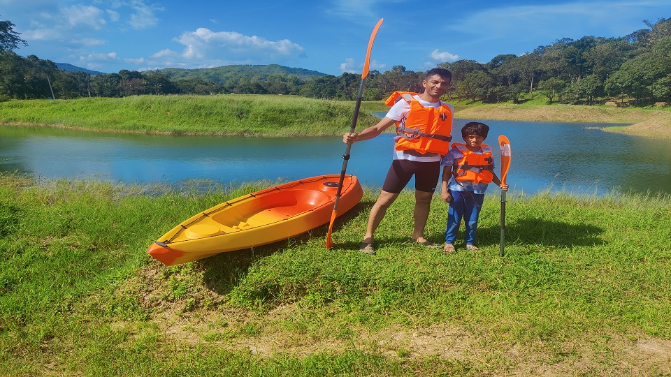 Kayaking at The Gudlu Resort Chikmagalur